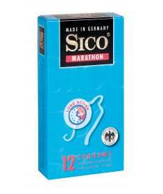 Prezerwatywy Opóźniające Wytrysk Sico Marathon 12 sztuk www.tabletkinapotencje.eu