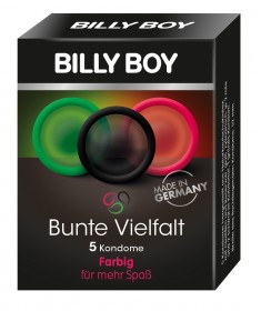 Kolorowe Prezerwatywy Billy Boy Bunte Viefalt 5 szt