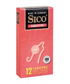 Prezerwatywy Ultra Cienkie Sico Sensitive 12 sztuk
