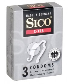 Prezerwatywy Pogrubiane Sico Xtra 3 sztuki