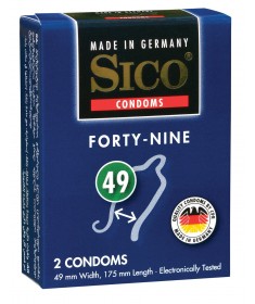 Prezerwatywy Sico 49 dla obwodu 10,2 -10,8 cm