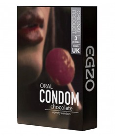 Prezerwatywy Smakowe EGZO Oral CHOCOLATE 3 szt sexshop kielce