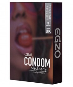 Prezerwatywy Smakowe EGZO Oral Blackberry 3 szt