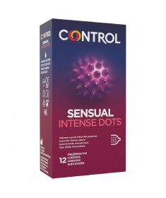 Prezerwatywy z wypustkami Control Sensual Intense Dots 12 szt